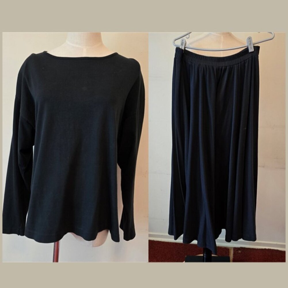 Vintage Regina Porter & Clichy Top & Skirt Set in Black​​​